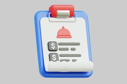 Preview: Clipboard with bell and form elements