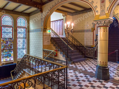 Preview: Historic interior of an old building