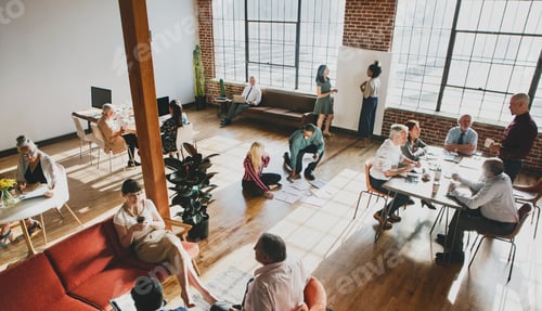Preview: People brainstorming in a workshop