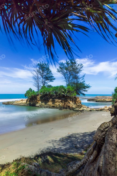 Preview: the natural beauty of Indonesia, the beautiful expanse of the Indian Ocean, the beautiful morning
