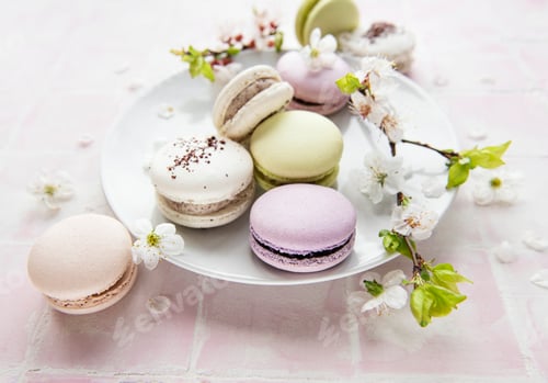 Preview: Colorful macaroons