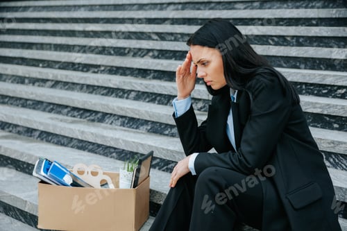 Preview: Female Looking Disappointed After Being Laid Off