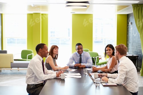 Preview: Business colleagues having an informal meeting at work