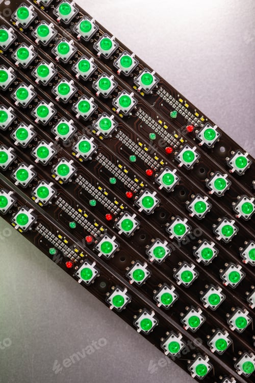 Preview: Panel of LED light indicators is in the production