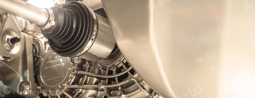 Preview: Car suspension. Technical images of structure of car spare parts.