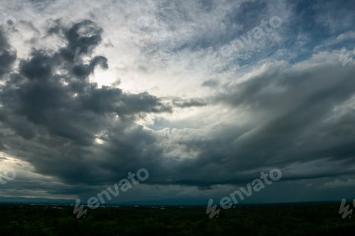 Preview: thunder storm sky Rain clouds