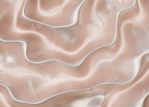 Preview: Soft, flowing beige abstract background with a satin-like texture, ideal for luxury branding,