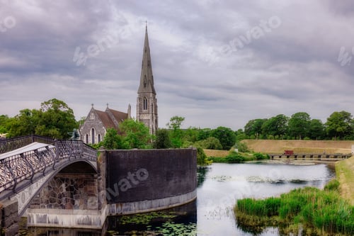 Preview: St. Alban's Church and Gefion Fountain in Copenhagen