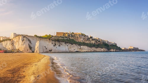 Preview: Vieste and Pizzomunno beach, Gargano, Puglia region, Italy.