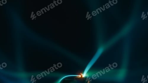 Preview: Energy of aurora borealis overlay background