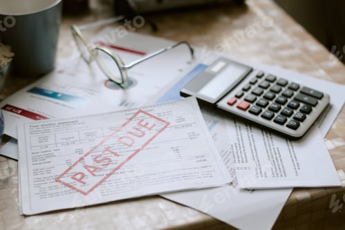 Preview: Senior Couple Struggling with Overdue Utility Bills and Financial Hardship