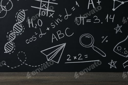 Preview: Concept of school and education with blackboard