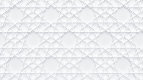 Elegant White Geometric Pattern Background for Modern Design