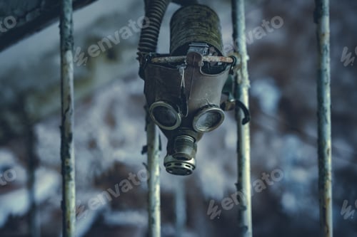 Preview: Gas mask near school in Prypiat