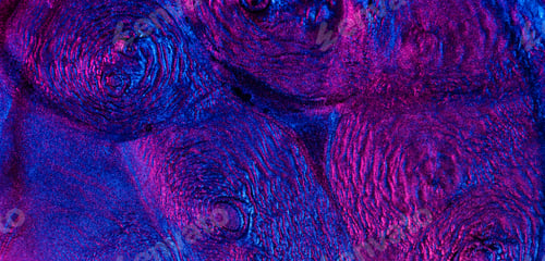 Preview: Ferrofluid illuminated with neon light
