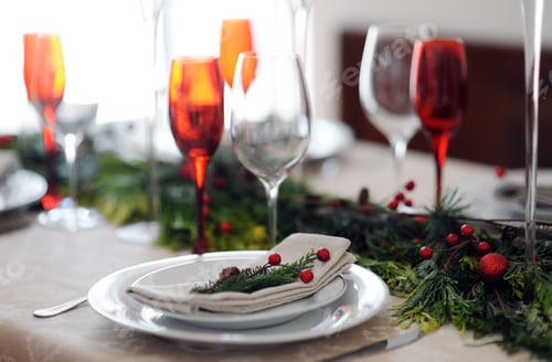 Preview: christmas table setting
