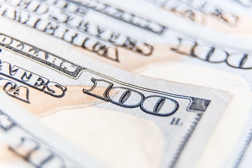 Preview: One hundred dollar bill close up. Macro, cash money, green, numbers