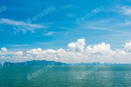 Preview: Blue Seawater with sea foam as background