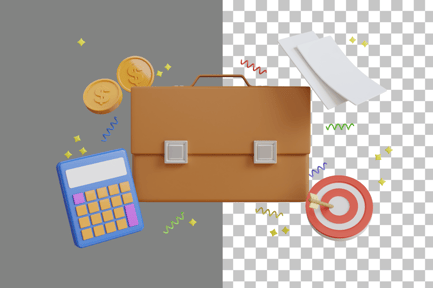Preview: Briefcase Management 3D Icon