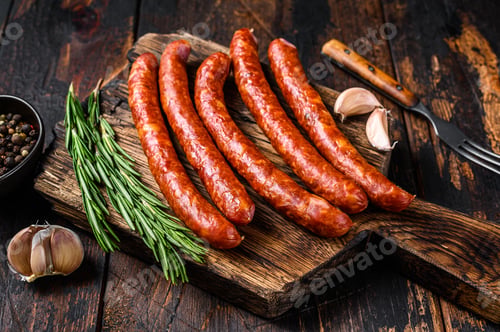 Preview: Hot Smoked sausages with addition of fresh aromatic herbs and spices