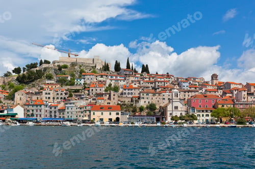 Preview: Sibenik, Croatia view from the sea