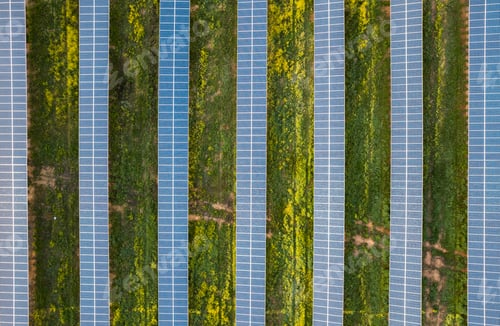 Preview: Solar panel, photovoltaic, alternative electricity source - concept of sustainable resources