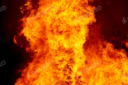 Preview: Fire flames detail. Fireman emergency. Carbon emission and combustion