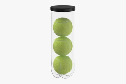 Preview: Tennis Balls in Canister: Clean and Distressed