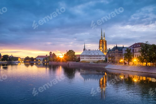 Preview: Cathedral Island (Ostrow Tumski) in Wroclaw, Poland