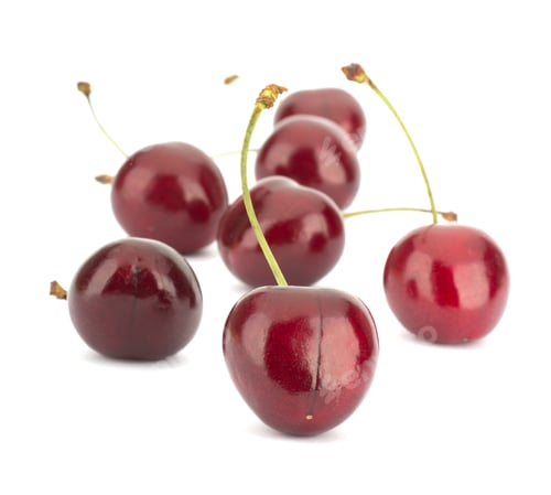 Preview: Cherry isolated on white background