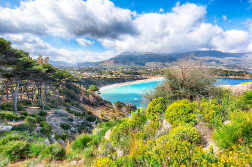 Preview: Superb seascape of Guidaloca Beach near Castellammare del Golfo.