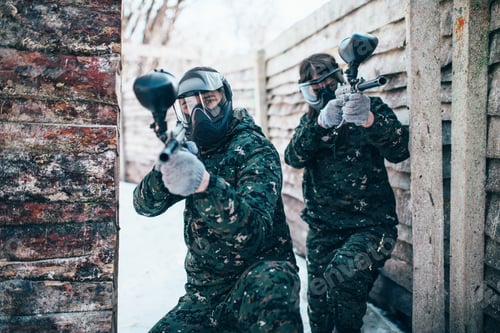 Preview: Paintball team, players in winter battle