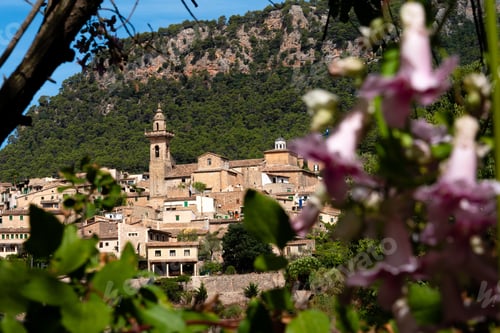 Preview: View on the City of Valdemosa in the island of Majorca in Spain