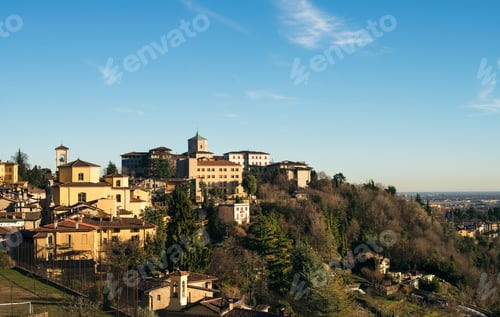 Preview: View over Citta Alta or Old Town buildings