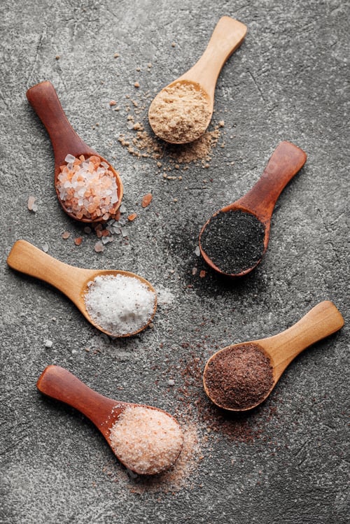 Preview: Spoons with assorted speciality salt