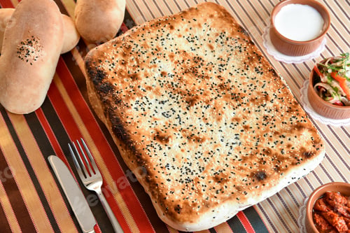 Preview: Arabic Food - Mix Grill in Dough
