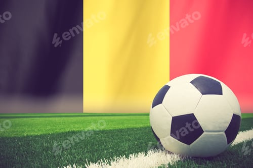 Preview: Belgium Soccer Ball Vintage Color