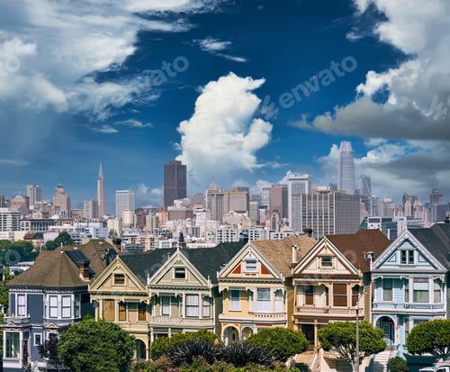Preview: Victorian style homes in San Francisco