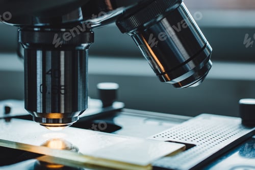 Preview: Close-up shot of microscope