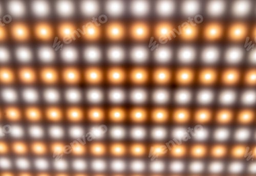 Preview: Large panel with defocused bright cold blurry lights