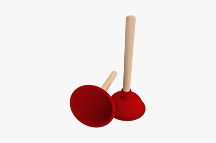 Preview: Red plunger and bowl