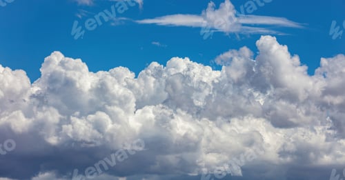 Preview: Blue sky background with clouds, Natural sky background