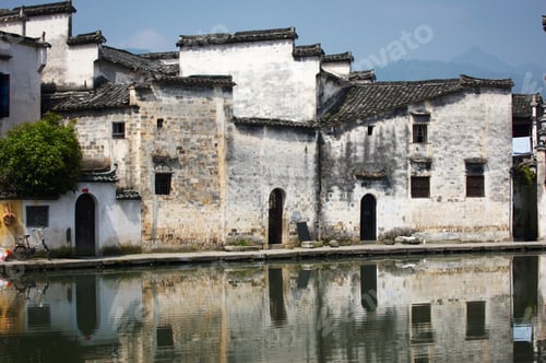 Preview: beautiful view of Hongcun village, China.
