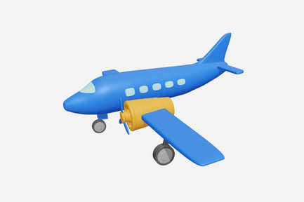 Jet Propulsion Passenger Airplane