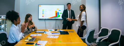 Preview: professional businessman person team group meeting to discussion in strategy work