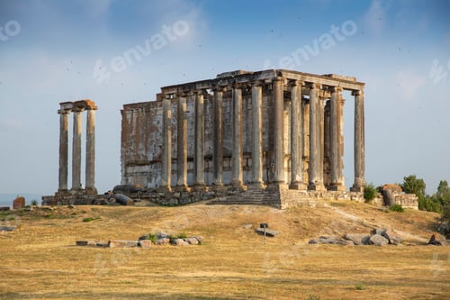 Preview: Aizonai antic city ruins with Zeus temple. Aizanoi ancient city in Cavdarhisar, Kutahya, Turkey.