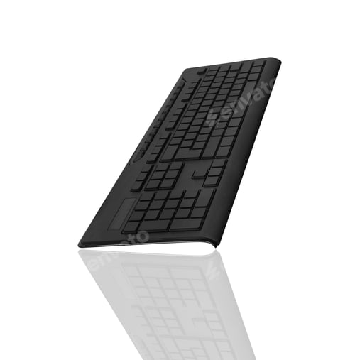 Preview: black keyboard isolated