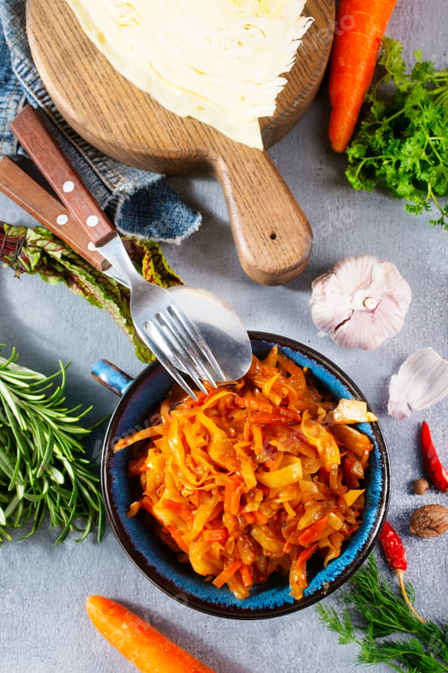 Preview: fried cabbage