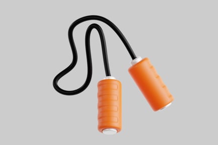 Vorschau: Gebogenes Rohr mit orangefarbenen Griffen