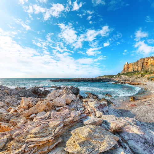 Preview: Outstanding seascape of Isolidda Beach near San Vito cape.